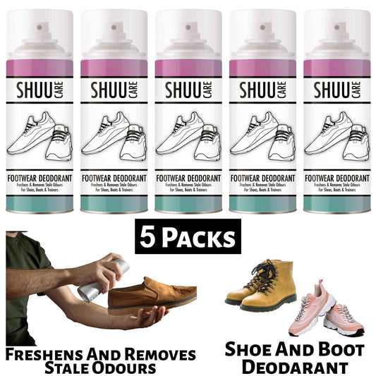 5X Shuu & Boot Deodorant Spray 300ml