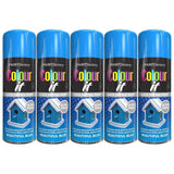 5X Paint Factory Beautiful Blue Gloss Spray Paint 250ml