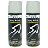 2X Canbrush C35 Honda Grey Spray Paint 400ml