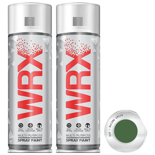 2X WRX Flat Racing Green Spray Paint 400ml