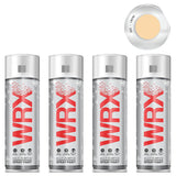 4X WRX Flat Creme Acrylic Spray Paint 400ml