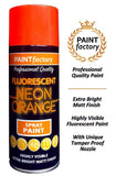 2X Paint Factory Neon Orange Spray Paint 400ml