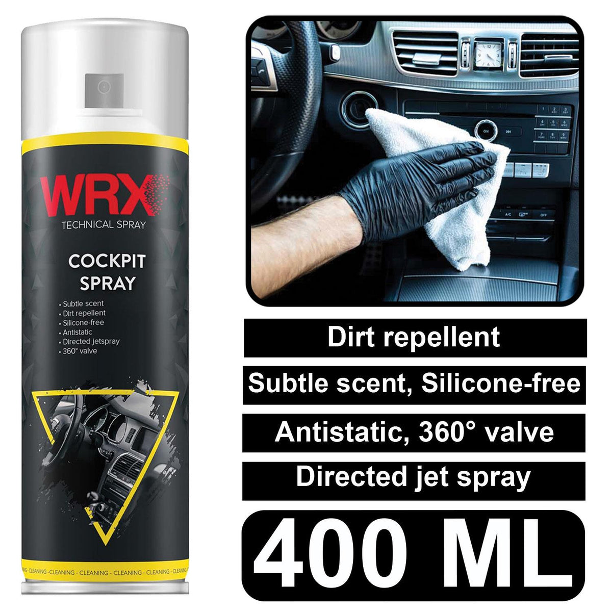 WRX Plastic Parts Cleaner Spray 400ml