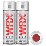 2X WRX Flat Plum Red Spray Paint 400ml