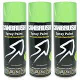 3X Canbrush C31 Apple Green Spray Paint 400ml