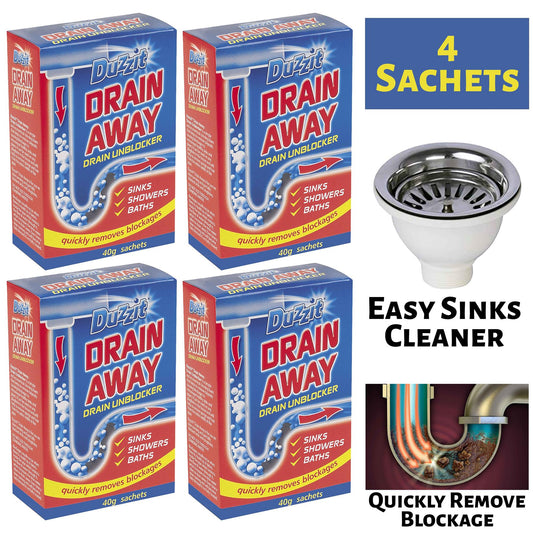 4X Drain Away Sachets 40g