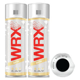 2X WRX Satin Black Spray Paint 400ml