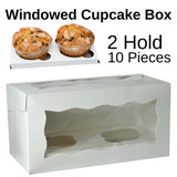 2 Hole Cupcake Boxe - 10X