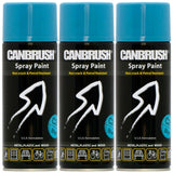 3X Canbrush C21 Blue Spray Paint 400ml