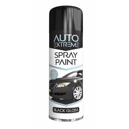 Auto Spray Black Gloss Spray Paint 250ml