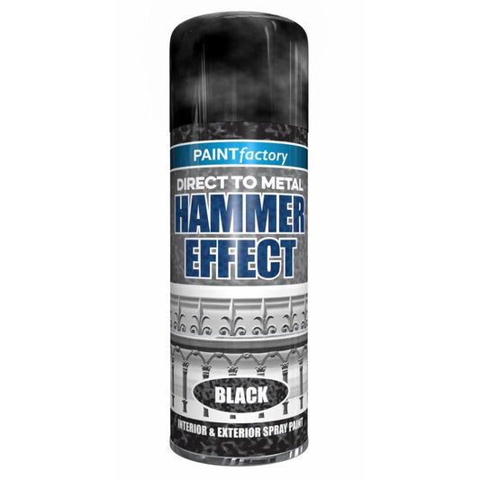 Paint Factory Hammered Black Spray Paint 400ml