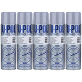 5X Upol Power Can Wheel Silver Spray Paint 500ml