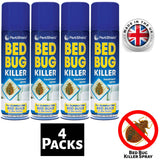 4X Bed Bug Killer Spray Paint 200ml