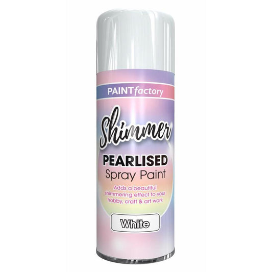 Paint Factory Pearlised Whitespray Paint 400ml