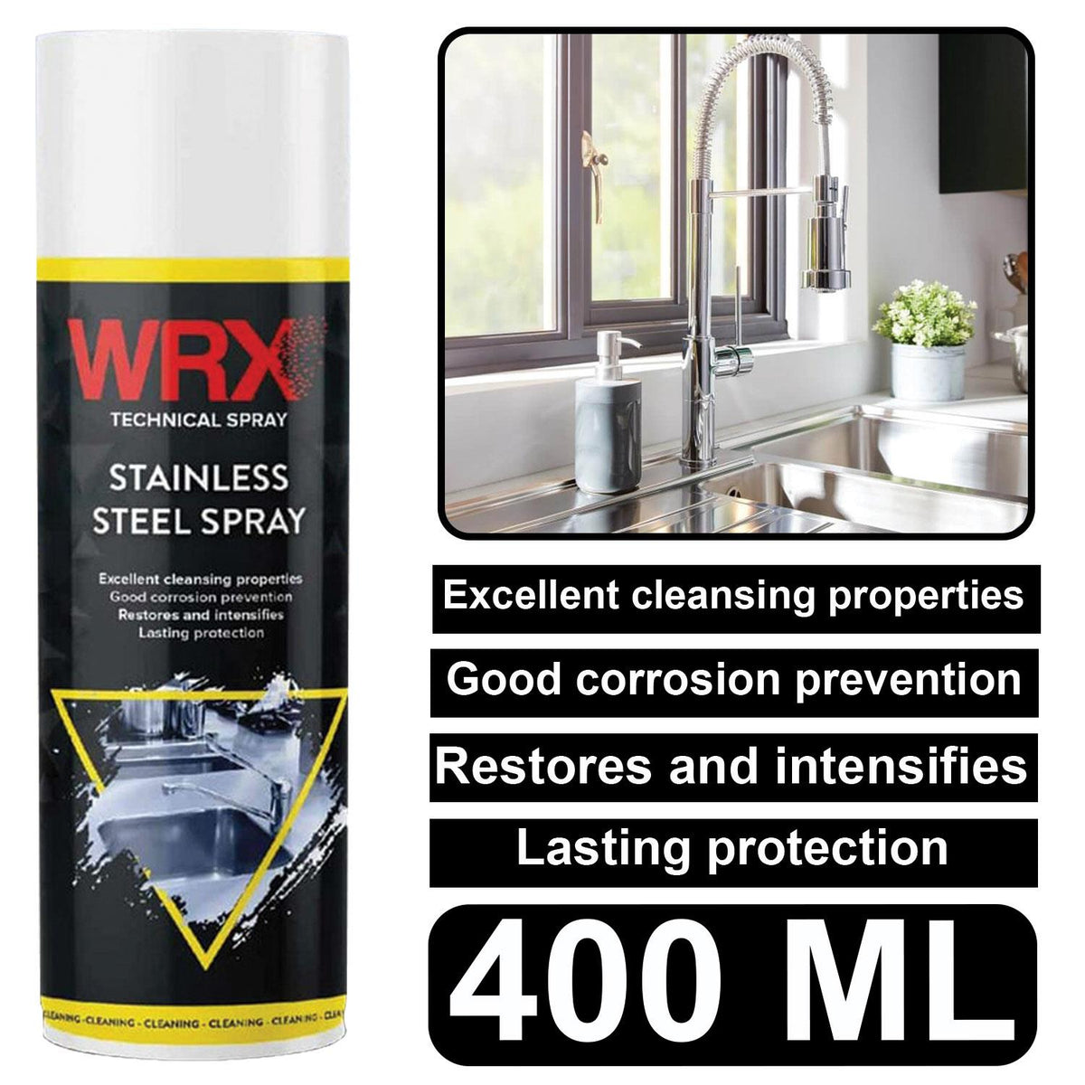 WRX Stainless Steel Spray Paint 400ml