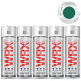 5X WRX Flat Green Spray Paint Acrylic 400ml