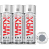 3X WRX Gloss Grey Spray Paint Acrylic 400ml