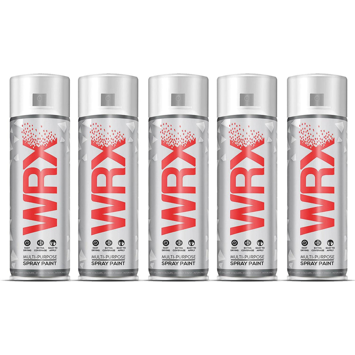 5X WRX Black Grey Spray Paints 400ml