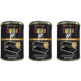 3X Paint Factory Black Matt Tin Paint 300ml