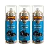 3X Hycote Petrol Resistant Lacquer Spray Paint 400ml