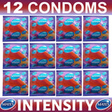 12X Mates Condoms Ribs And Studs By Manix