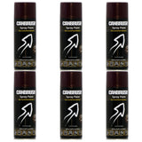 6X Canbrush C60 Brown Spray Paint 400ml