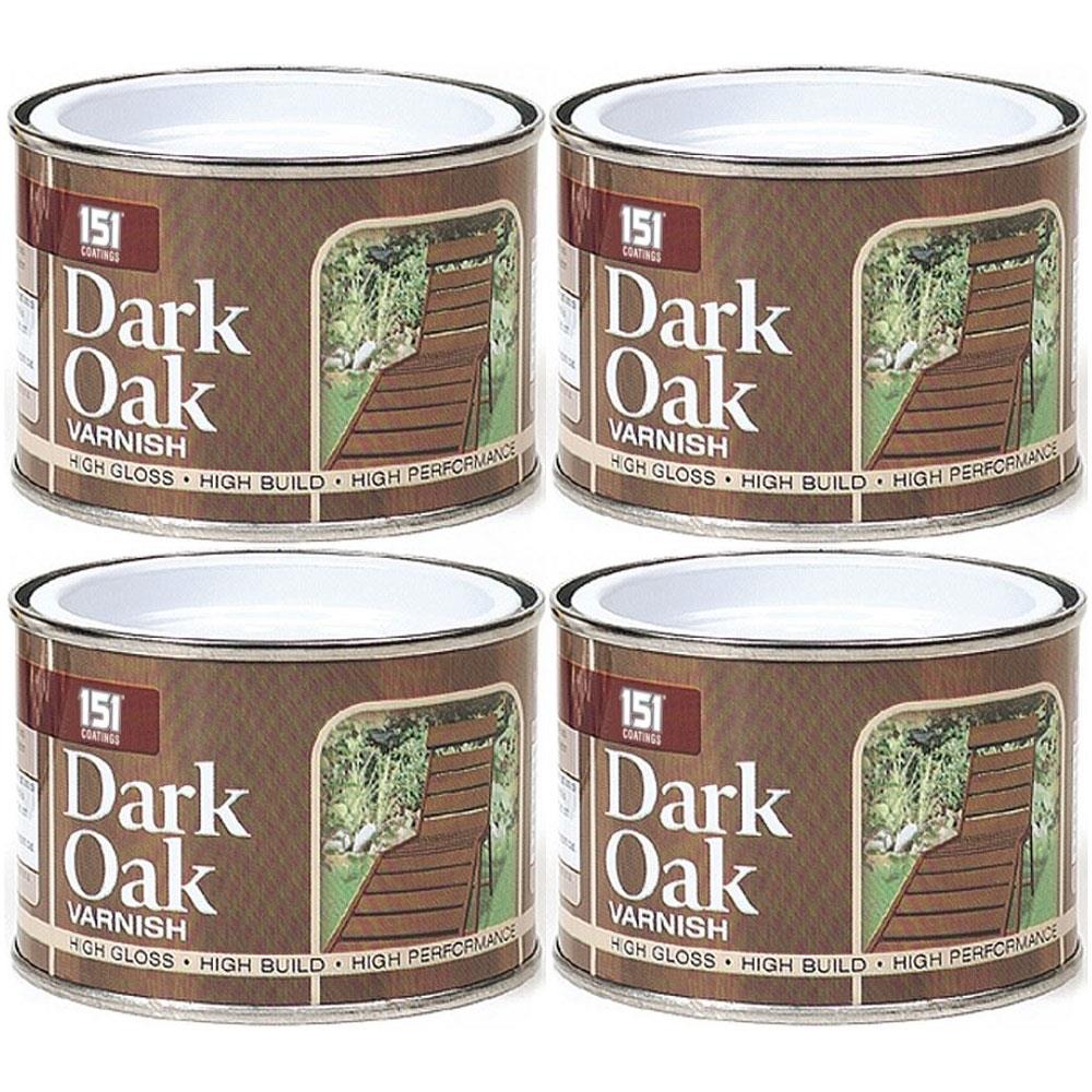 4X Dark Oak Varnish 180ml