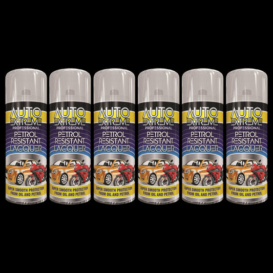 6X Auto Extreme Lacquer Petrol Resistant Spray 400ml