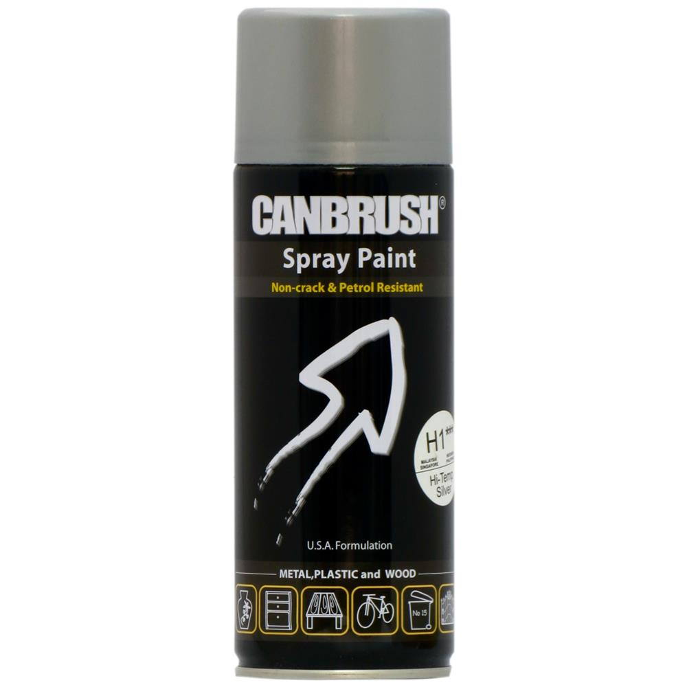 Canbrush H1 Hi-Temp Silver 400ml